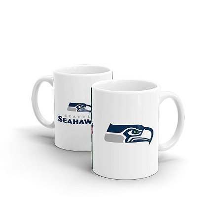 Caneca de Cerâmica Licenciada NFL - Seattle Seahawks