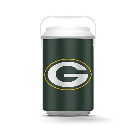 Cooler 10 Latas Licenciado NFL - Green Bay Packers (branco)