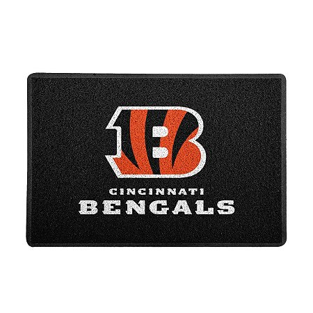 Capacho Licenciado NFL - Cincinnati Bengals (Preto) Letra