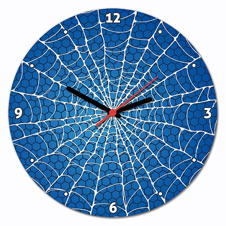 Relógio de Parede - Aranha Azul