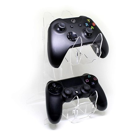 Suporte De Acrilico Para Dois Controles Xbox E Ps4