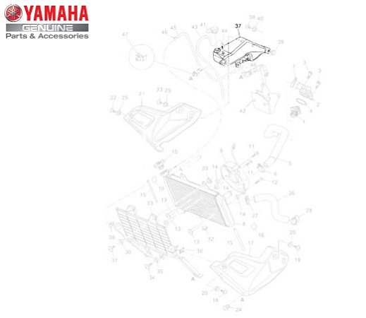 TANQUE DE RECUPERACAO DO RADIADOR PARA XT660Z TENERE ORIGINAL YAMAHA