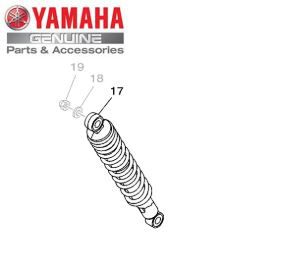 AMORTECEDOR TRASEIRO FAZER 150 ORIGINAL YAMAHA - TODAS AS CORES