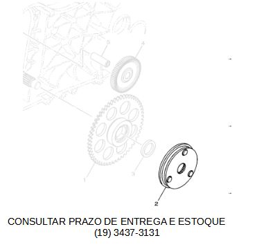 PLACA DE PARTIDA OU EMBREAGEM DE PARTIDA PARA NEO 125 2017 e 2018 ORIGINAL YAMAHA (CONSULTAR PRAZO DE ENTREGA E ESTOQUE)