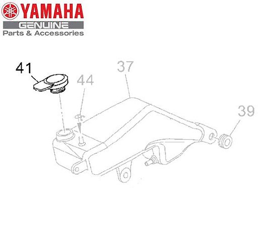 TAMPA DO TANQUE DE OLEO PARA XT660Z TÉNÉRÉ ORIGINAL YAMAHA