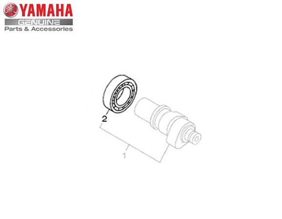 ROLAMENTO DIREITO DO COMANDO PARA FAZER 250 , LANDER E TÉNÉRÉ 250 ORIGINAL YAMAHA