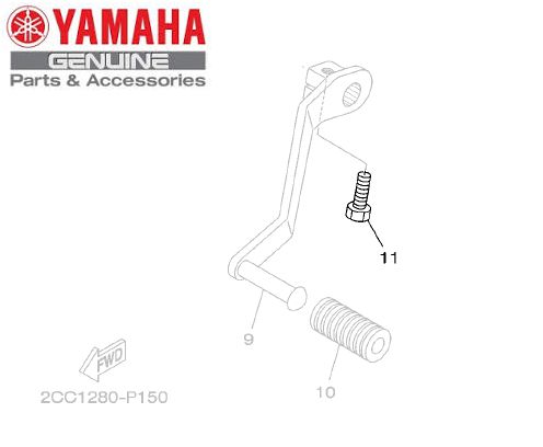 PARAFUSO (M6) ORIGINAL YAMAHA 970120602000