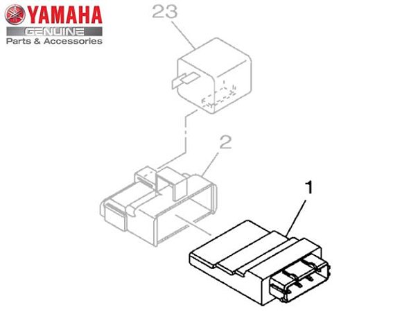 MODULO OU UNIDADE DE CONTROLE MOTORA (ECU) PARA MT-03 E YZF-R3 ORIGINAL YAMAHA