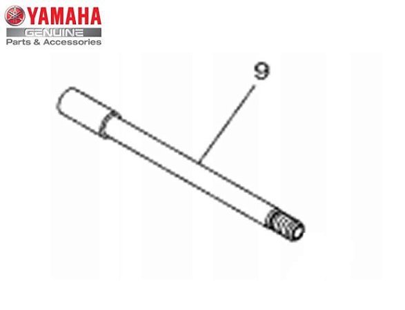 EIXO DA RODA DIANTEIRA PARA MT-09 E MT-09 TRACER ORIGINAL YAMAHA