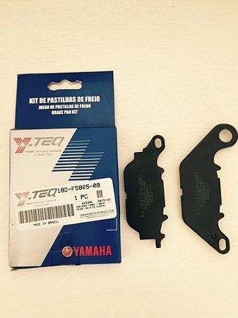 PASTILHA DIANTEIRA Y-TEQ FAZER 150 ATÉ 2015 E YBR 125 DE 2009 A 2016 PRODUTO YAMAHA (CONSULTAR PRAZO DE ENTREGA E ESTOQUE)