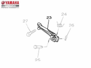 ESTRIBO DIANTEIRO DIREITO YZF R-1 ANO 2013 EM DIANTE ORIGINAL YAMAHA