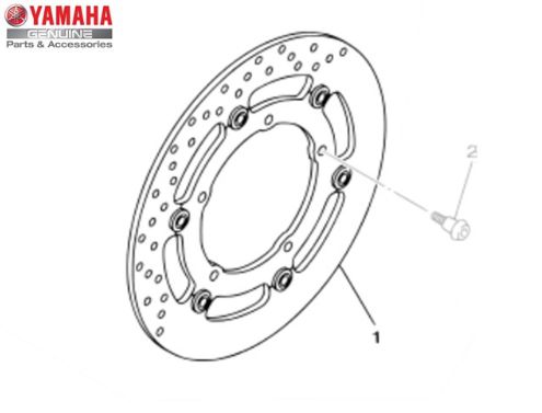 DISCO DE FREIO DIANTEIRO PARA XJ6 N E F ORIGINAL YAMAHA