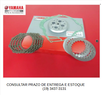 KIT EMBREAGEM PARA LANDER TÉNÉRÉ E FAZER 250 ORIGINAL YAMAHA (CONSULTAR PRAZO DE ENTREGA E ESTOQUE)