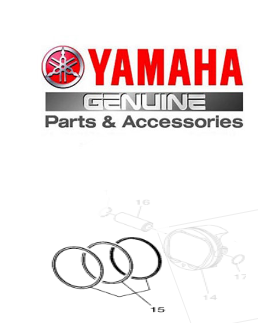 JOGO DE ANEIS DO PISTÃO PARA X-MAX 2021 ATE 2023 ORIGINAL YAMAHA (CONSULTAR PRAZO DE ENTREGA E ESTOQUE)