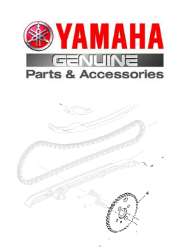 COROA DA CORRENTE COMANDO X-MAX 2021 ATE 2023 ORIGINAL YAMAHA (CONSULTAR PRAZO DE ENTREGA E ESTOQUE)