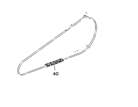 CORRENTE DE TRANSMISSAO (428MX-118L) PARA FACTOR 125 2011 ORIGINAL YAMAHA (CONSULTAR PRAZO DE ENTREGA E ESTOQUE)