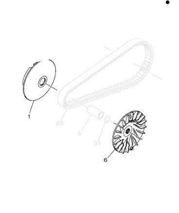 ROLDANAS OU POLIAS PARA NMAX160 2021 ORIGINAL YAMAHA (CONSULTAR ESTOQUE E PRAZO DE ENTREGA)