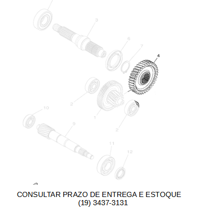 ENGRENAGEM MOVIDA DA 1A (39D) PARA NEO 125 2017 ATE 2025 ORIGINAL YAMAHA (CONSULTAR PRAZO DE ENTREGA E ESTOQUE)