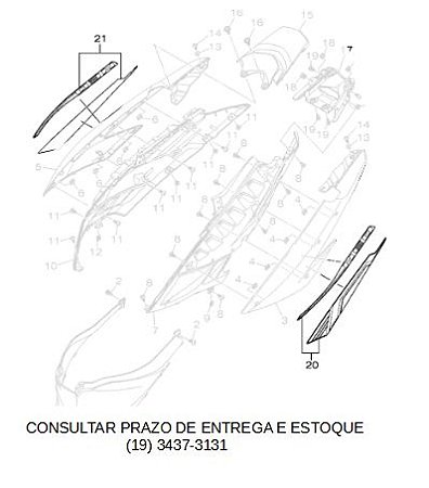 GRAFICO DA RABETA DA NEO 125 2025 DIREITO E ESQUERDO ORIGINAL YAMAHA (CONSULTAR PRAZO DE ENTREGA E ESTOQUE)