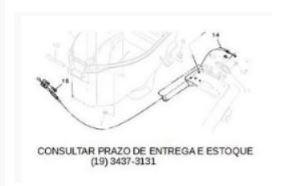CABO DE TRAVA DO CABO NEO 125 2017 ATE 2025 ORIGINAL YAMAHA (CONSULTAR PRAZO DE ENTREGA E ESTOQUE)
