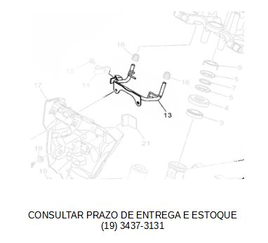 ARANHA OU SUPORTE DO FAROL PARA FZ 25 2018 ATE 2021 ORIGINAL YAMAHA (CONSULTAR PRAZO DE ENTREGA E ESTOQUE)