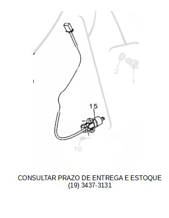 INTERRUPTOR DO CAVALETE LATERAL PARA FZ 25 2018 ATE 2024 ORIGINAL YAMAHA (CONSULTAR PRAZO DE ENTREGA E ESTOQUE)