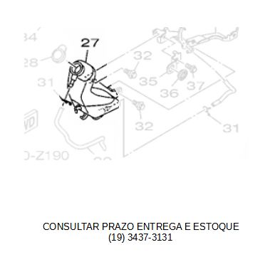 TAMPA DO TANQUE DE RECUPERACAO  PARA YZF R15 ORIGINAL YAMAHA ORIGINAL YAMAHA (CONSULTAR PRAZO DE ENTREGA E ESTOQUE)