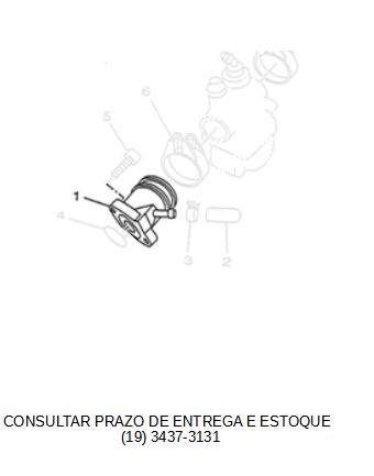 COLETOR ADMISSAO PARA YBR 125 2000 ORIGINAL YAMAHA (CONSULTAR PRAZO DE ENTREGA E ESTOQUE)