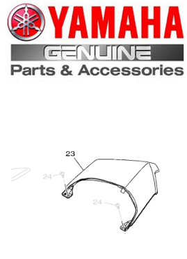 TAMPA LATERAL 05 - X-MAX 2021 ORIGINAL YAMAHA (CONSULTAR PRAZO DE ENTREGA E ESTOQUE)