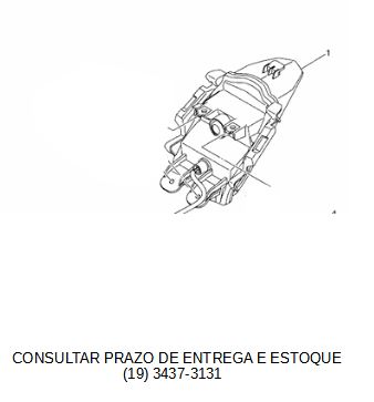 LANTERNA TRASEIRA COMPLETA PARA YZF R15 ORIGINAL YAMAHA (CONSULTAR PRAZO DE ENTREGA E ESTOQUE)