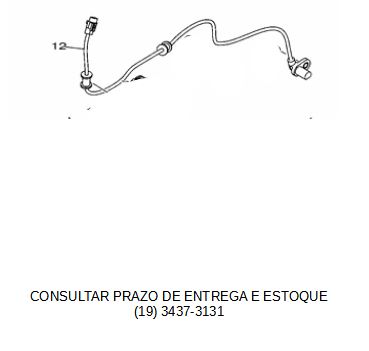 SENSOR DA RODA TRASEIRA DA YZF R15 2024 ORIGINAL YAMAHA (CONSULTAR PRAZO DE ENTREGA E ESTOQUE)