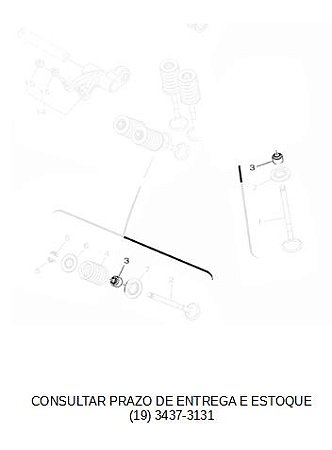 RETENTOR DE VALVULA PARA YZF R15 2024 ORIGINAL YAMAHA (CONSULTAR PRAZO DE ENTREGA E ESTOQUE)