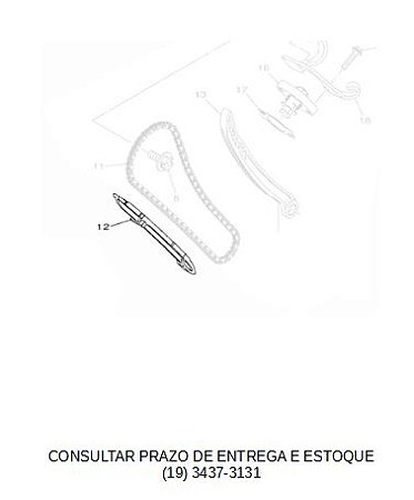 GUIA LIMITADORA 2 OU GUIA TENSORA PARA YZF R15 2024 ORIGINAL YAMAHA (CONSULTAR PRAZO DE ENTREGA E ESTOQUE)