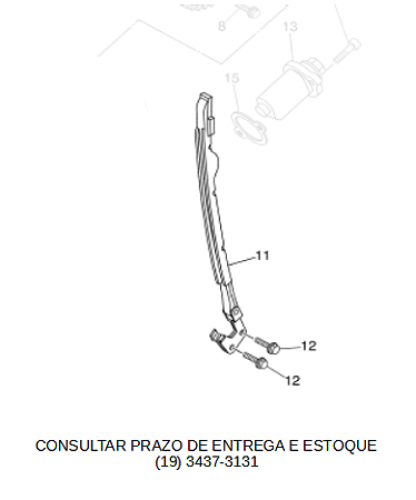 GUIA DA CORRENTE DE COMANDO PARA XT 660R 2005 ATE 2018 ORIGINAL YAMAHA (CONSULTAR PRAZO DE ENTREGA E ESTOQUE)