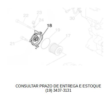 TAMPA DO ELEMENTO DE OLEO XT 660R 2005 ATE 2018  ORIGINAL YAMAHA (CONSULTAR PRAZO DE ENTREGA E ESTOQUE)