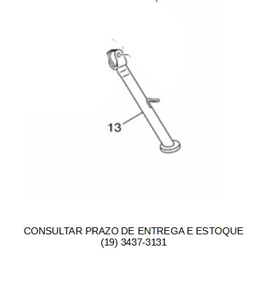CAVALETE LATERAL PARA XT 660R 2005 ATE 2018 ORIGINAL YAMAHA (CONSULTAR PRAZO DE ENTREGA E ESTOQUE)