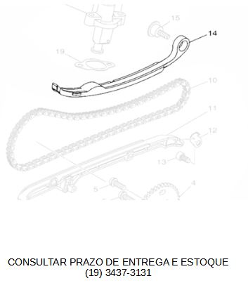 GUIA LIMITADORA 2 PARA XMAX 2021 ATE 2023 ORIGINAL YAMAHA (CONSULTAR PRAZO DE ENTREGA E ESTOQUE)