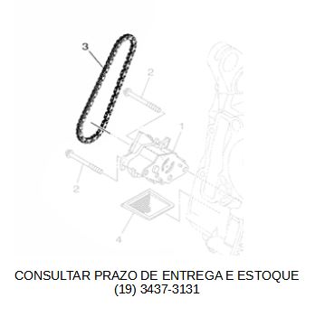 CORRENTE DE COMANDO PARA XMAX 2021 ATE 2023 ORIGINAL YAMAHA (CONSULTAR PRAZO DE ENTREGA E ESTOQUE)