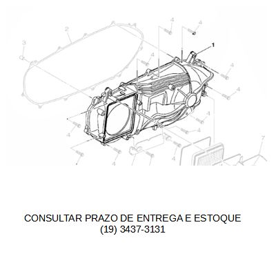 CARCAÇA DO CVT  XMAX 2021 ATE 2023 ORIGINAL YAMAHA (CONSULTAR PRAZO DE ENTREGA E ESTOQUE)