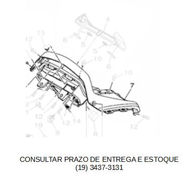PAINEL DO CONSOLE PARA NMAX 160 2021 ATE 2023 ORIGINAL YAMAHA (CONSULTAR PRAZO DE ENTREGA E ESTOQUE)