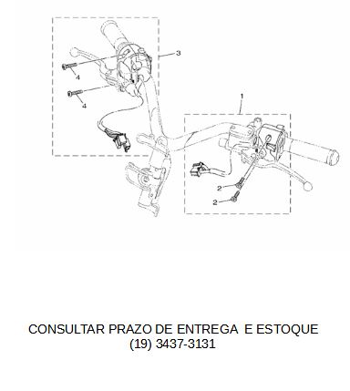 INTERRUPTOR DO GUIDÃO ESQUERDO/DIREITO  PARA NMAX 160 2021 ATE 2023 ORIGINAL YAMAHA (CONSULTAR PRAZO DE ENTREGA E ESTOQUE)
