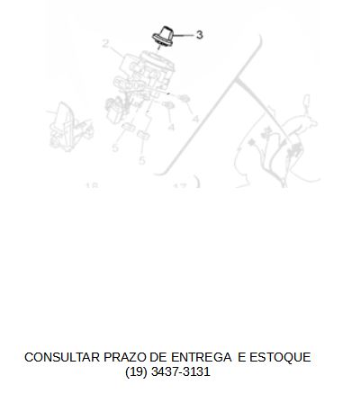 BOTAO DA TRAVA DE DIRECAO PARA NMAX 2021 ATE 2023 ORIGINAL YAMAHA (CONSULTAR PRAZO DE ENTREGA E ESTOQUE)