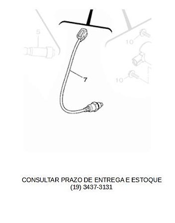 SENSOR DO TUBO DE ESCAPE DA NMAX 160 2023 ORIGINAL YAMAHA (CONSULTAR PRAZO DE ENTREGA E ESTOQUE)