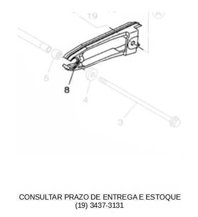 GUIA PROTETOR DE CORRENTE PARA FZ 15 2023 E 2024 ORIGINAL YAMAHA (CONSULTAR PRAZO DE ENTREGA E ESTOQUE)