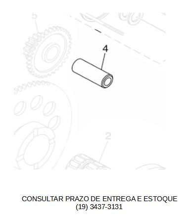 EIXO 2 DA PARTIDA PARA XT 660R ORIGINAL YAMAHA (CONSULTAR PRAZO DE ENTREGA E ESTOQUE)