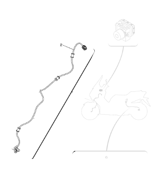 SENSOR DA RODA DIANTEIRA DA XMAX 2024 ORIGINAL YAMAHA (CONSULTAR PRAZO DE ENTREGA E ESTOQUE)
