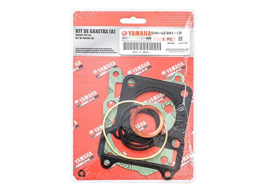 KIT DE JUNTAS OU GAXETAS SUPERIOR DA YBR 125 E XTZ 125 ORIGINAL YAMAHA