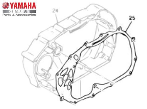 GAXETA ( JUNTA ) TAMPA DIREITA DO MOTOR XVS650 DRAG STAR E XV535 VIRAGO ORIGINAL YAMAHA