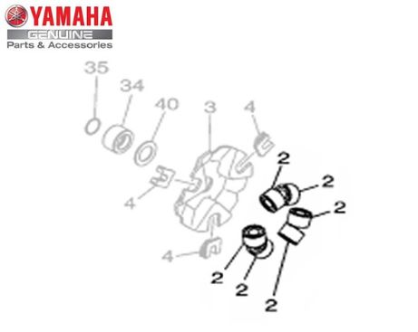 KIT 6 PEÇAS CONTRAPESO ( ROLETE ) DA EMBREAGEM PARA NEO 125 2017 ATE 2020 ORIGINAL YAMAHA