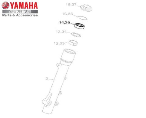 RETENTOR DE OLEO DO GARFO DIANTEIRO PARA XJ6 F/N ATÉ 2015 E TÉNÉRÉ 250 ORIGINAL YAMAHA